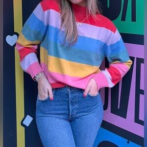 & Isla rainbow sweater